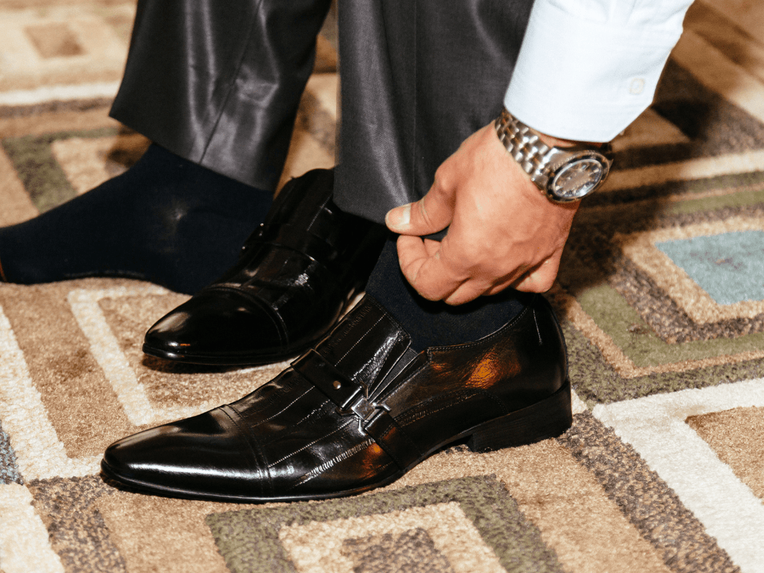 Dress to Impress: The Best Men's Black Dress Socks for Formal Events - Straight Up Socks