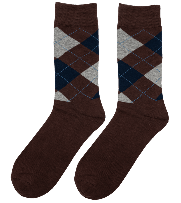 Men's Argyle Stay Up Socks 5 - Pack - Straight Up Socks