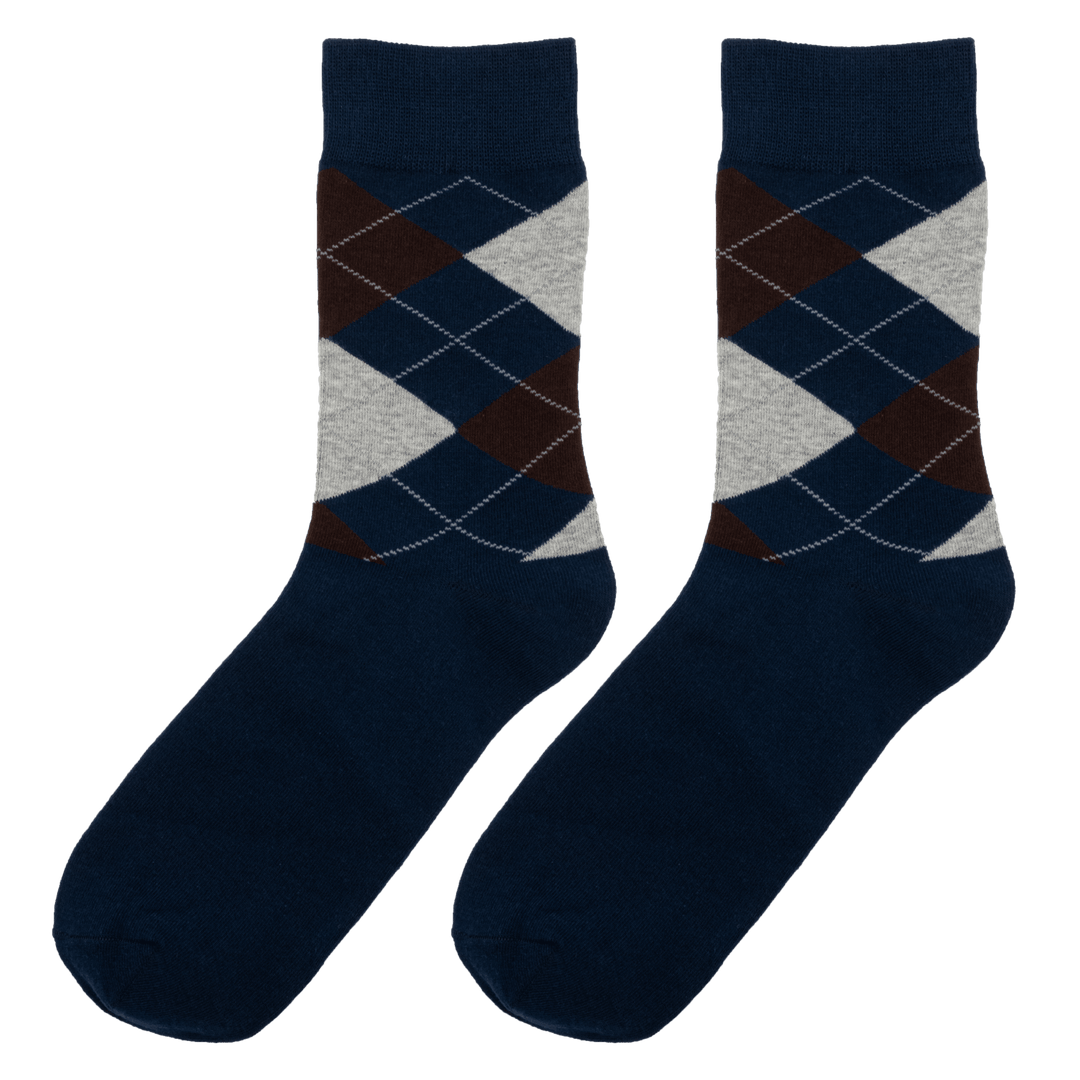 Men's Argyle Stay Up Socks 5 - Pack - Straight Up Socks