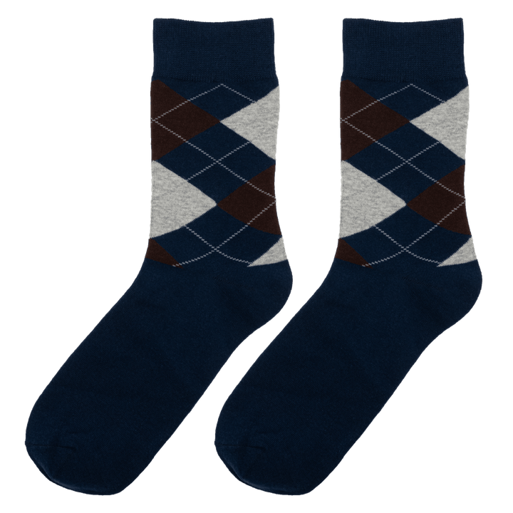 Men's Argyle Stay Up Socks 5 - Pack - Straight Up Socks