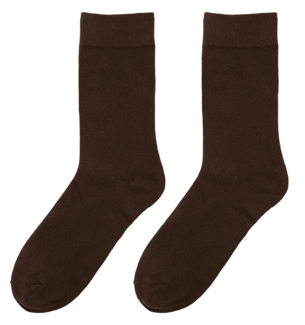 Men's Brown Stay Up Socks - Straight Up Socks