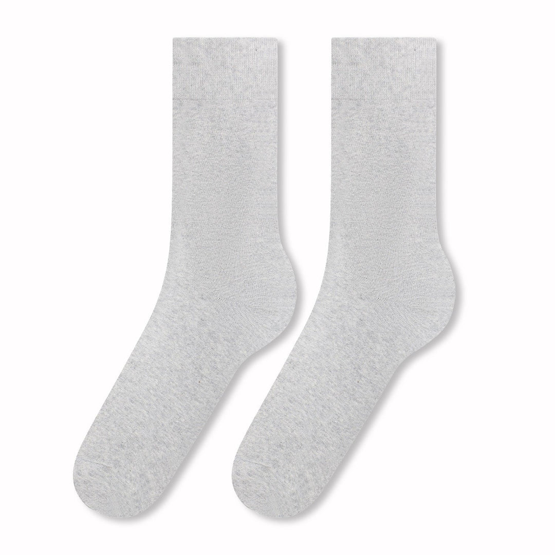 Men's Light Gray Stay Up Socks - Straight Up Socks