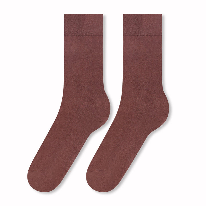 Men’s Solid Color Stay Up Dress Socks - Straight Up Socks