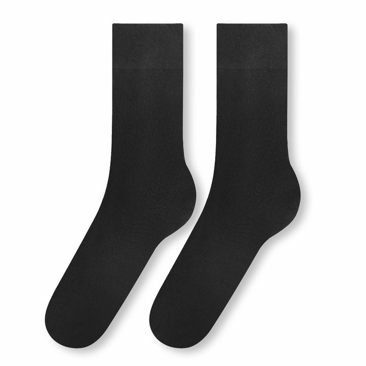 Men’s Solid Color Stay Up Dress Socks - Straight Up Socks